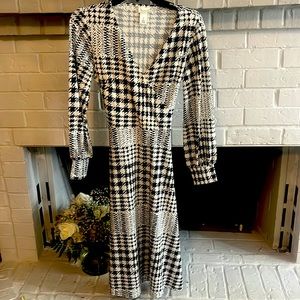 Black and white dress